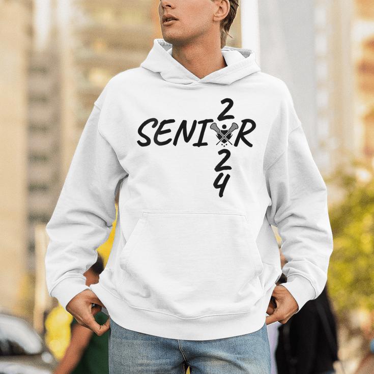 Lacrosse Senior 2024 Sticks And Ball Graduation Unisex Hoodie