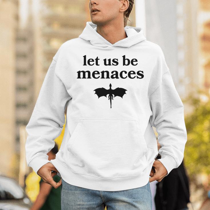 Let Us Be Menaces Dragon Book Lover Unisex Hoodie