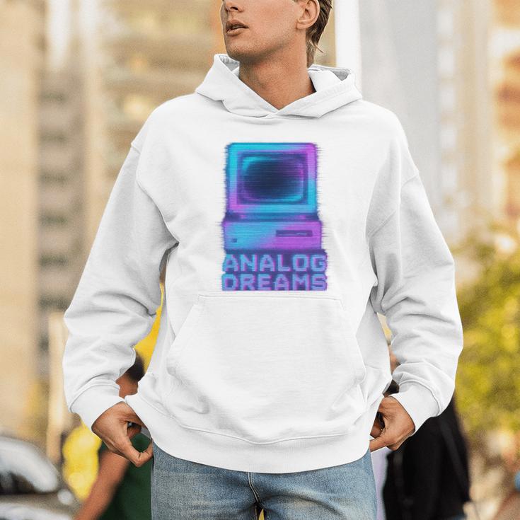 Lofi Reverie Analog Dreams Pixel 90s Desktop VHS Nostalgia Unisex Hoodie