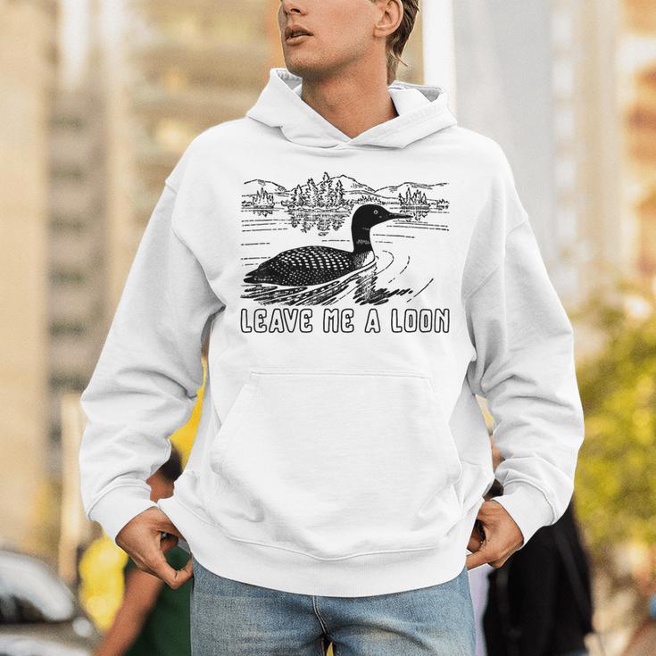 Loon Bird Pun Leave Me A Loon Nature For Introverts Unisex Hoodie Loon Bird Pun Leave Me A Loon Nature For Introverts Unisex Hoodie