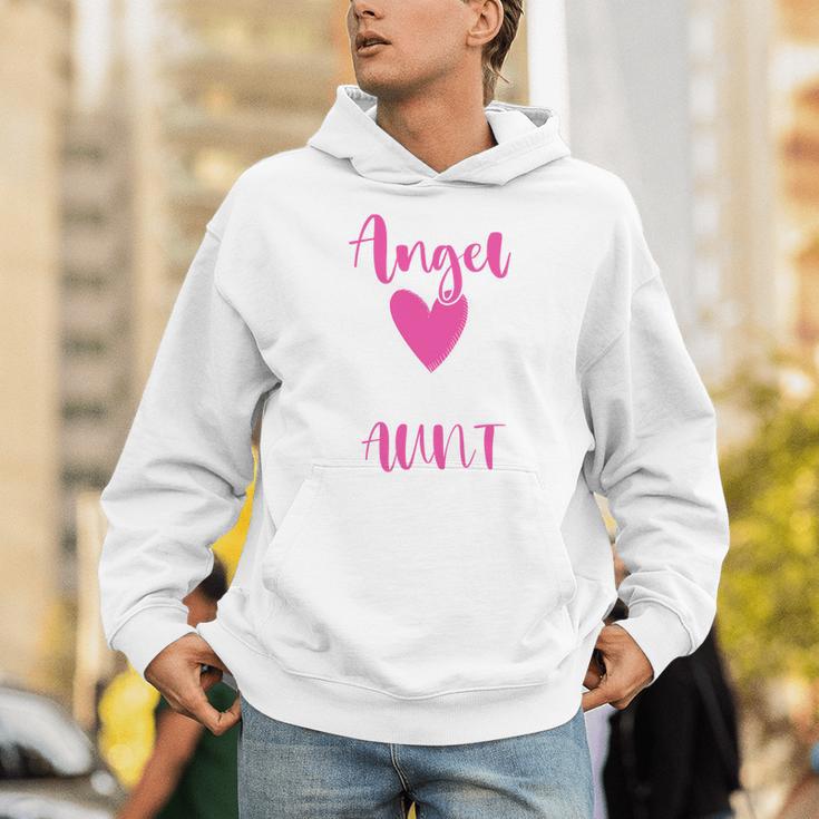 Memory Of My Aunt I Was Her Angel Now She Is Mine Heaven Unisex Hoodie