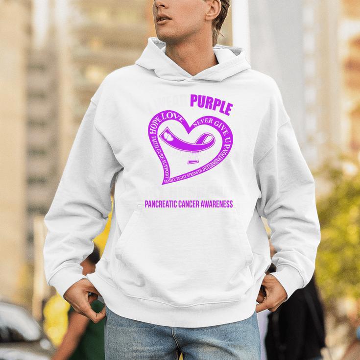 In My Memory Of My Husband PANCREATIC CANCER AWARENESS Unisex Hoodie In My Memory Of My Husband PANCREATIC CANCER AWARENESS Unisex Hoodie