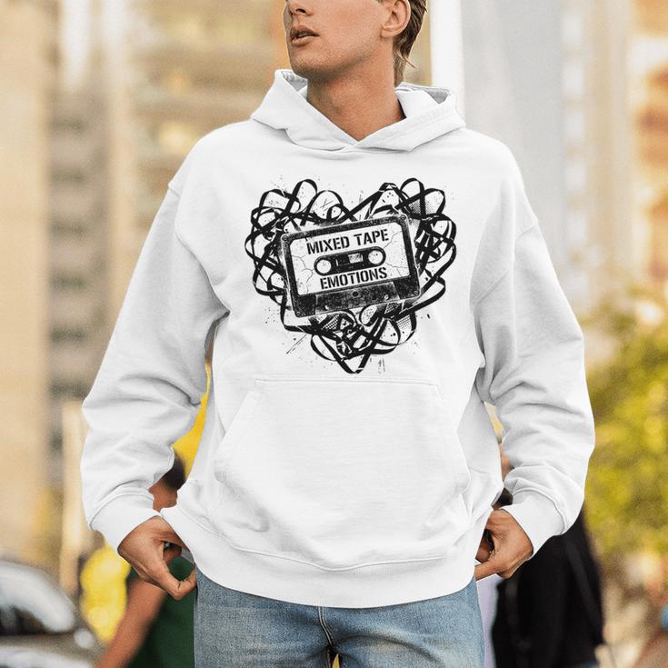 Mixed Tape Emotions Music Lover Nostalgia Quote Premium Tri-Blend Unisex Hoodie Mixed Tape Emotions Music Lover Nostalgia Quote Premium Tri-Blend Unisex Hoodie