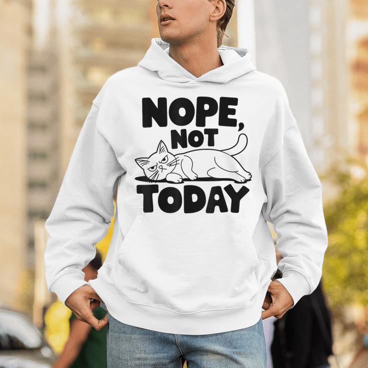 Nope Not Today Antisocial Introvert Cat Lover Men Women Kids Unisex Hoodie Nope Not Today Antisocial Introvert Cat Lover Men Women Kids Unisex Hoodie