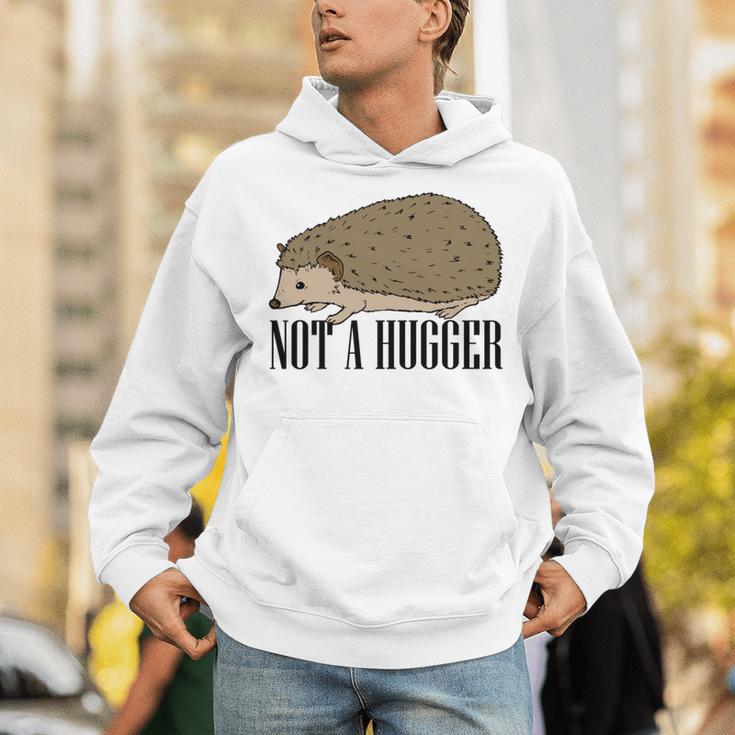 Not A Hugger Hedgehog Introvert Sarcasm Antisocial Unisex Hoodie Not A Hugger Hedgehog Introvert Sarcasm Antisocial Unisex Hoodie