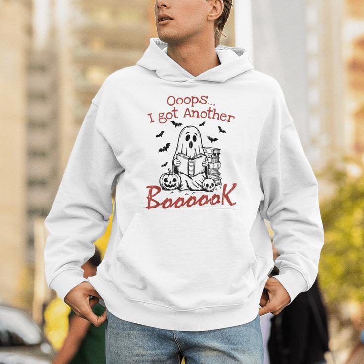 Oops I Got Another Book Boo Ghost Read Book Unisex Hoodie