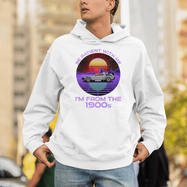 Be Patient With Me I'm From The 1900s Synthwave Premium Unisex Hoodie