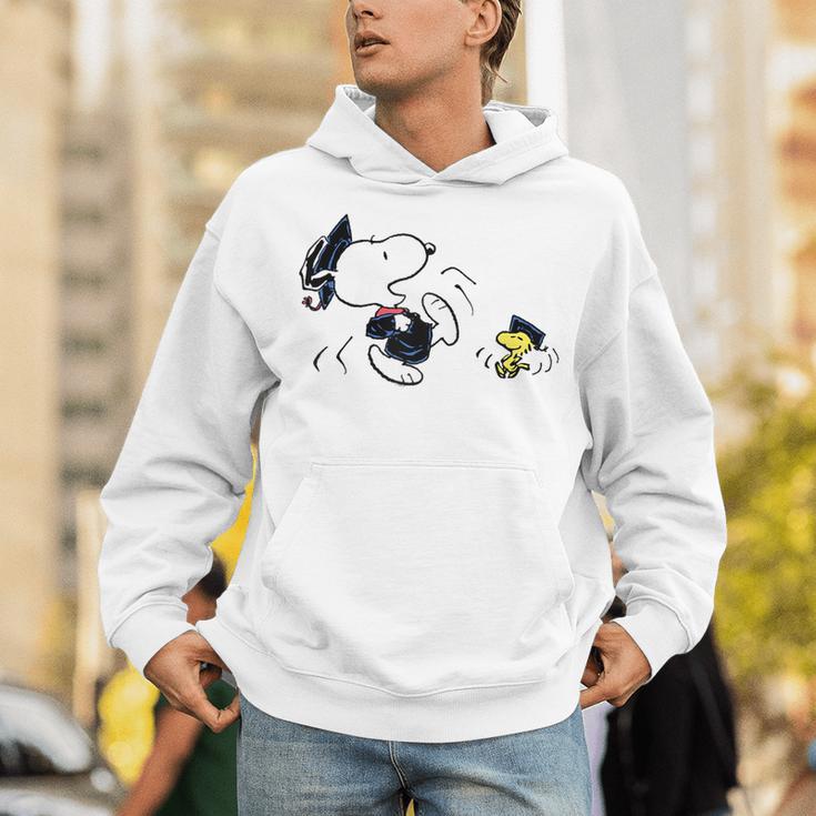 Peanuts Graduation Squad Snoopy Woodstock Raglan Baseball Tee Unisex Hoodie
