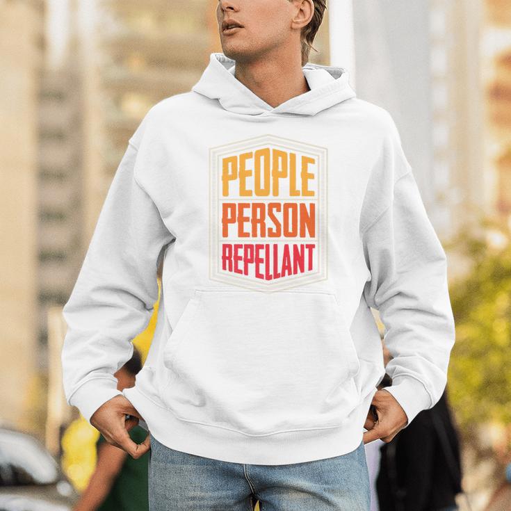 People Person Repellant Introvert Premium Unisex Hoodie People Person Repellant Introvert Premium Unisex Hoodie