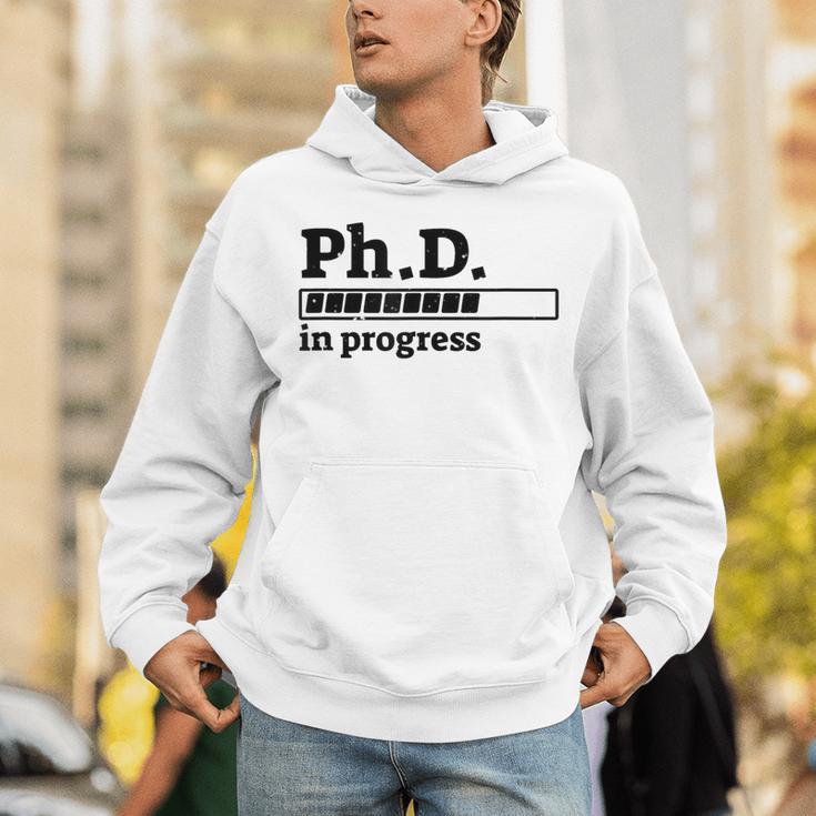 PhD In Progress Graduation Progress Bar Shirt Unisex Hoodie