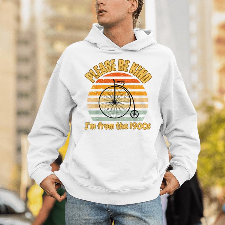 Please Be Kind I'm From The 1900s Penny Farthing Unisex Hoodie