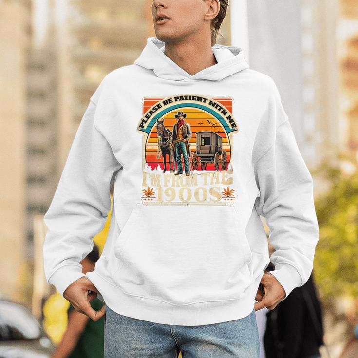 Please Be Patient With Me I'm From The 1900s Cowboy Premium Unisex Hoodie Please Be Patient With Me I'm From The 1900s Cowboy Premium Unisex Hoodie