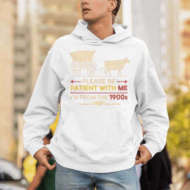 Please Be Patient With Me I'm From The 1900s Old Tee Premium Unisex Hoodie
