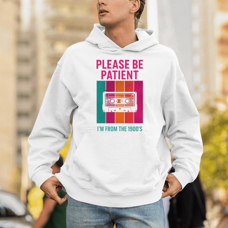 Please Be Patient I'm From The 1900s Retro Cassette Tape Premium Tri-Blend Unisex Hoodie Please Be Patient I'm From The 1900s Retro Cassette Tape Premium Tri-Blend Unisex Hoodie