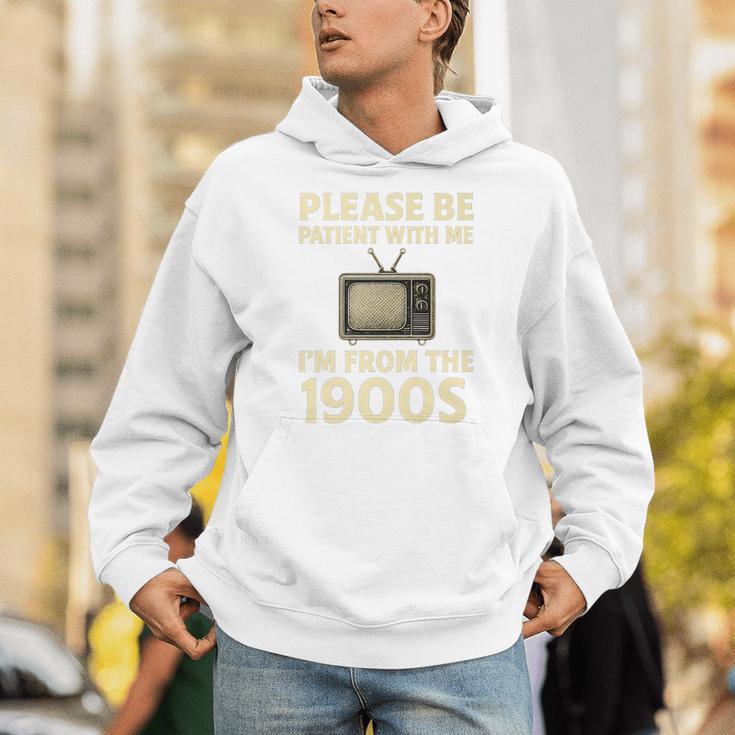 Please Be Patient With Me I'm From The 1900s Television Set Premium Unisex Hoodie
