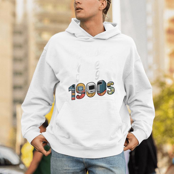 Please Be Patient I'm From The 1900s Vintage Tech Graphic Raglan Baseball Tee Unisex Hoodie