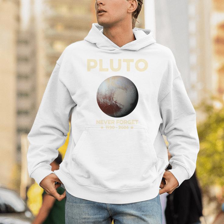 Pluto Never Forget 1930-2006 Planet Space Science Nostalgia Unisex Hoodie