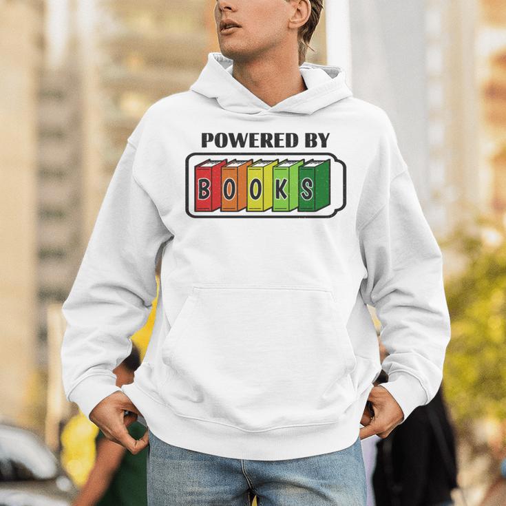 Powered By Books Bookworm Librarian Reading Unisex Hoodie Powered By Books Bookworm Librarian Reading Unisex Hoodie
