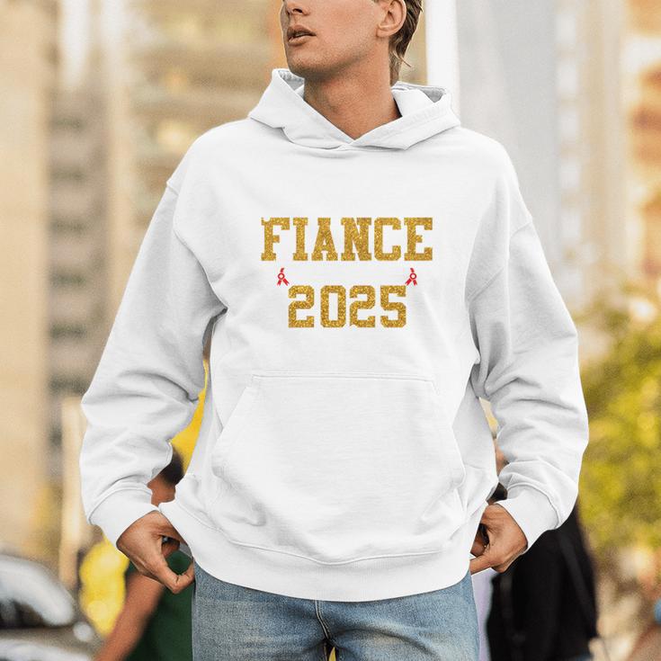 Proud Fiance Of A 2025 Graduate Fiance Graduation 2025 Senio Unisex Hoodie