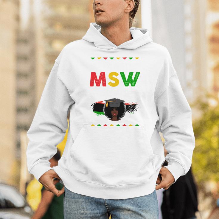 Queen MSW Social Work Grads Masters Graduation Unisex Hoodie