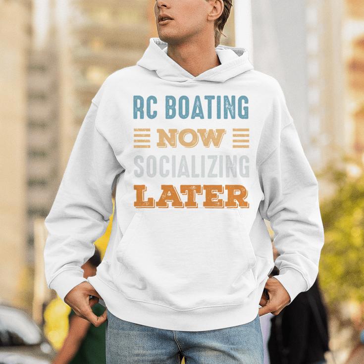 RC Boating Now Minimal Socializing Introvert Vintage Unisex Hoodie RC Boating Now Minimal Socializing Introvert Vintage Unisex Hoodie