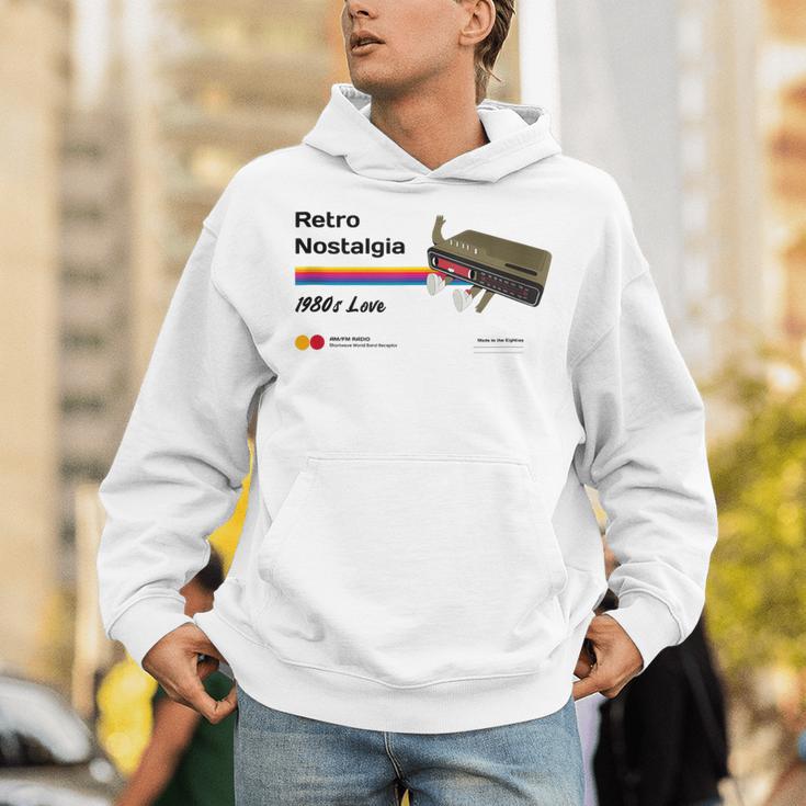 Retro Nostalgia 1980s Love Graphic Unisex Hoodie Retro Nostalgia 1980s Love Graphic Unisex Hoodie