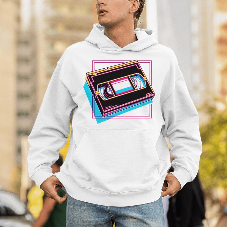 Retro VHS Vaporwave Video Cassette Nostalgia Geek Chic Unisex Hoodie Retro VHS Vaporwave Video Cassette Nostalgia Geek Chic Unisex Hoodie