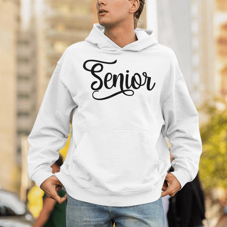 That Says Senior Cursive Script Graduation Unisex Hoodie