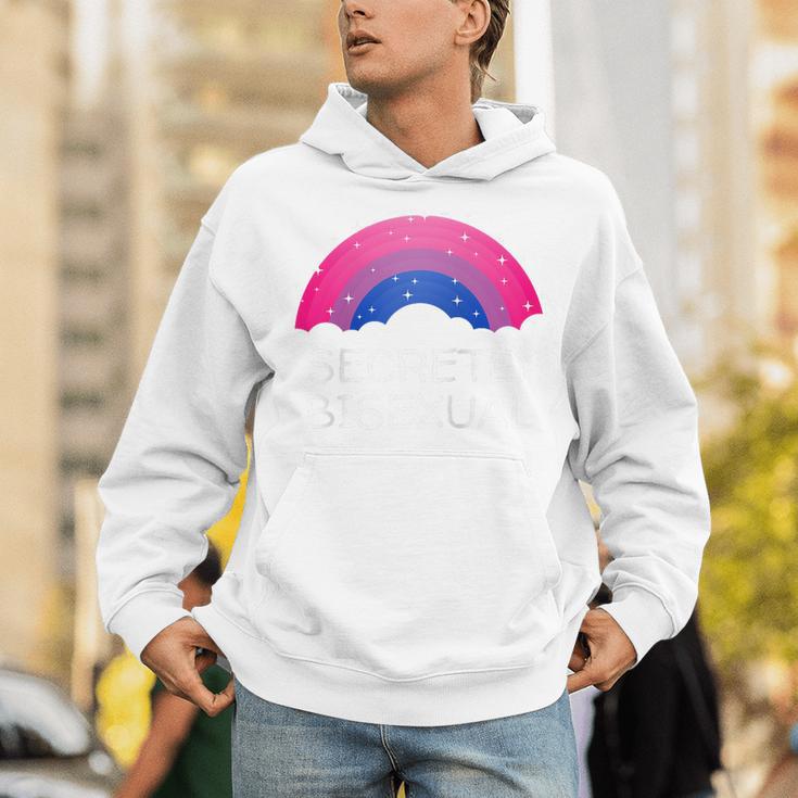 Secretly Bisexual Bi Introvert Bi Pride Antisocial LGBTQ Raglan Baseball Tee Unisex Hoodie
