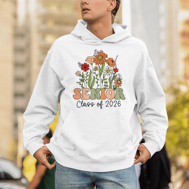 Senior 2026 Graduate Class Of 2026 Wildflowers Graduation Unisex Hoodie