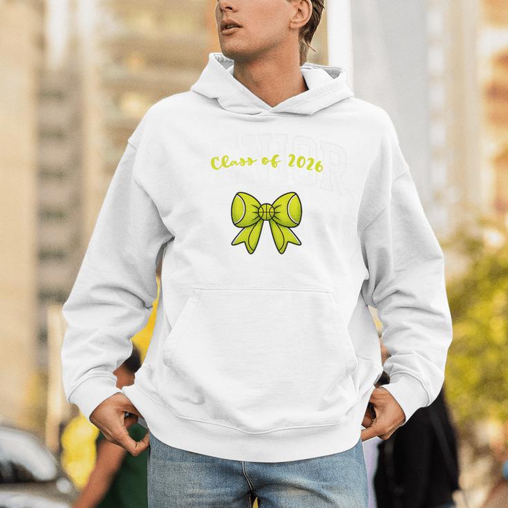 Senior Class Of 2026 Tennis Coquette Bow Graduation Premium Unisex Hoodie