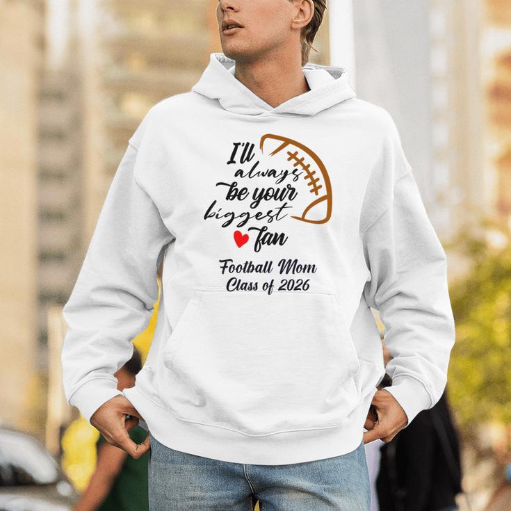 Senior Football Mom Class Of 2026 Graduation Graduate Unisex Hoodie