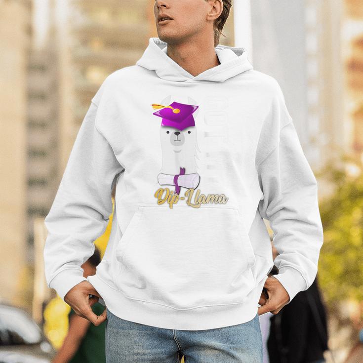 Senior Graduation 2020 Got My Dip-Llama Diploma Llama Pun Unisex Hoodie
