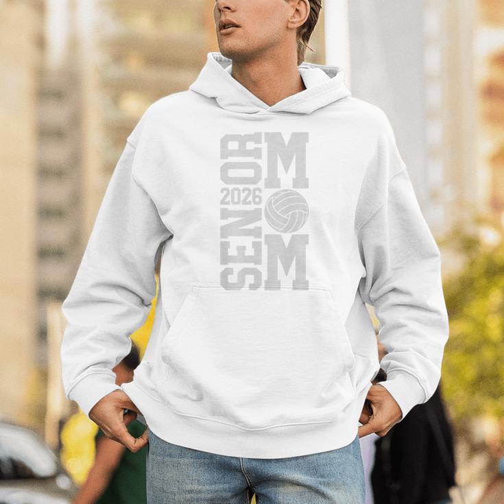 Senior Volleyball Mom 2026 Class Graduation Volleyball Premium Tri-Blend Unisex Hoodie