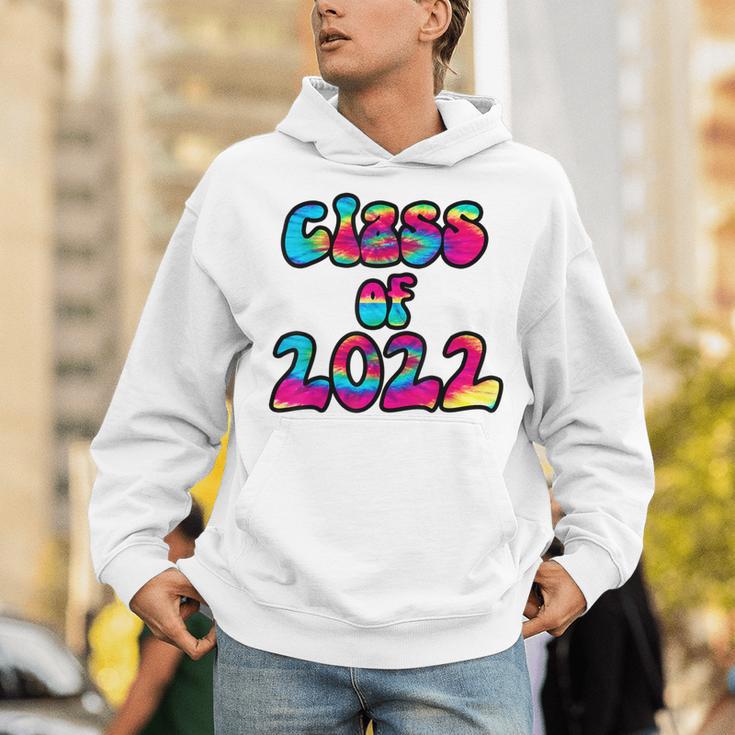 Senior Year 2022 Class Of 2022 Graduation Tie Dye Groovy Unisex Hoodie