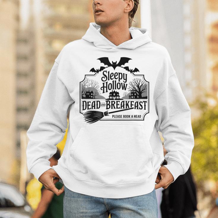 Sleepy Hollow Dead And Breakfast Please Book A Head Unisex Hoodie