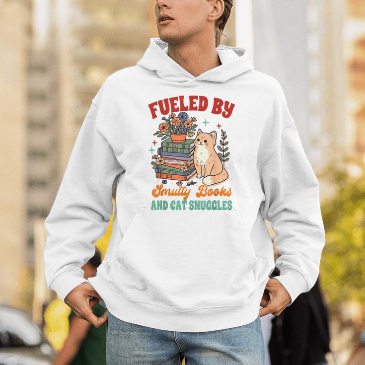Smut Reader Cat Lover Fueled By Smutty Books & Cat Snuggles For Men Women Unisex Hoodie
