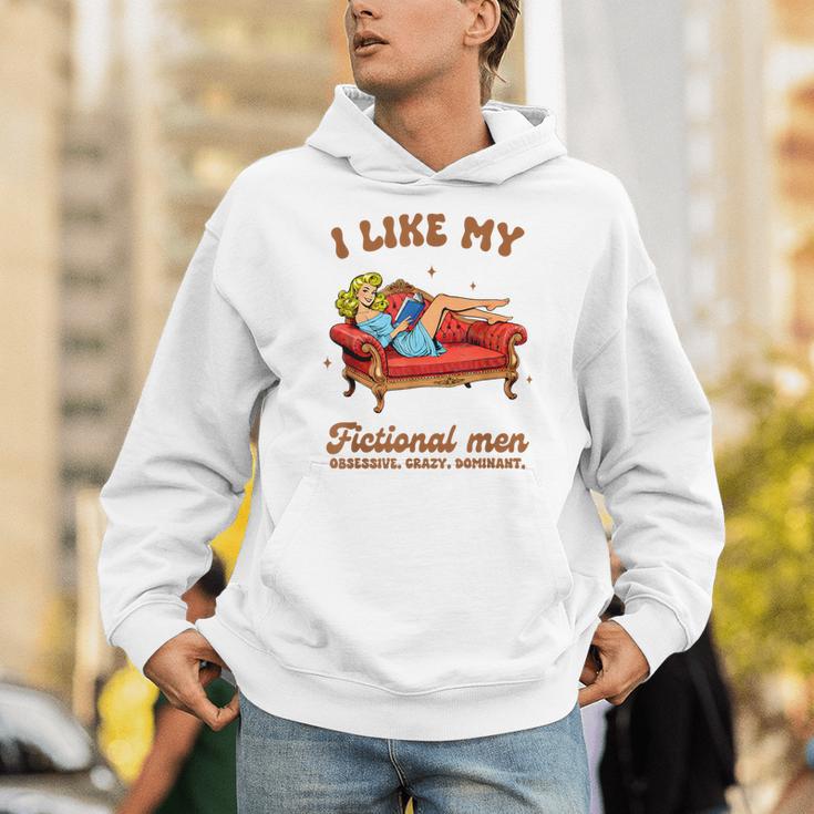 Smutty Book Lover I Like My Fictional Men Spicy Book Unisex Hoodie