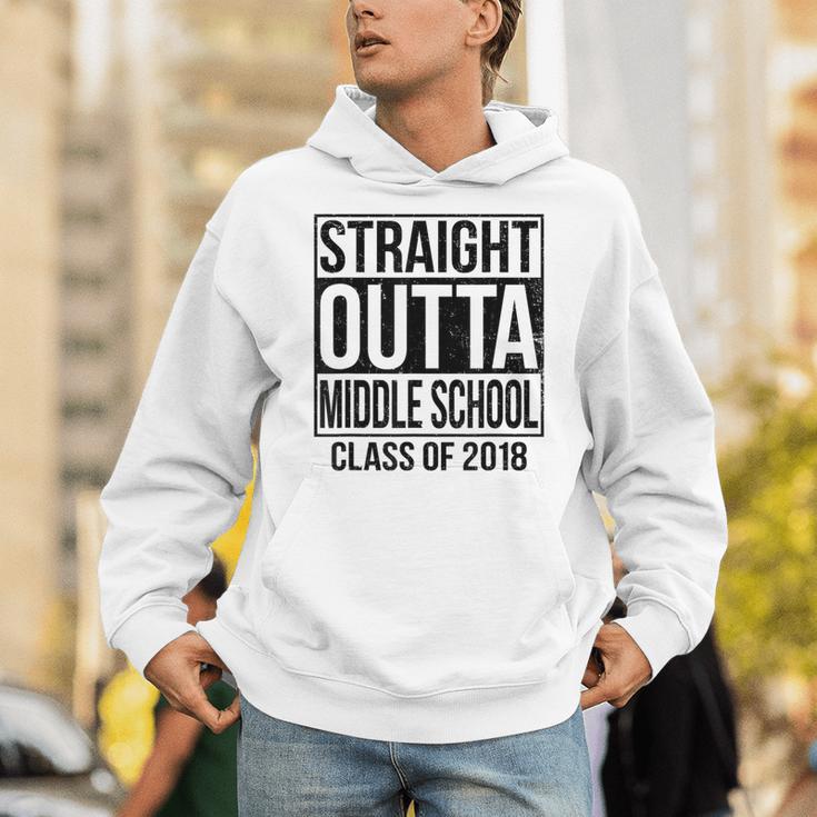 Straight Outta Middle School Graduation Unisex Hoodie