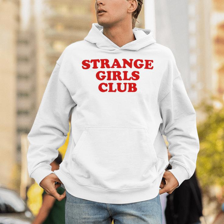 Strange Girls Club Weird Antisocial Introvert Humor Unisex Hoodie