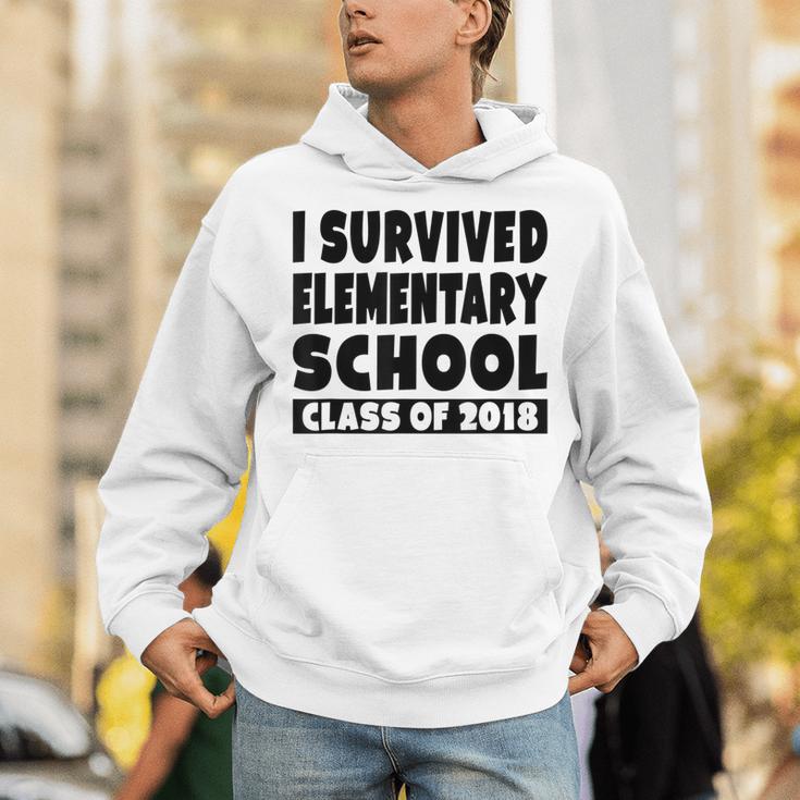 I Survived Elementary School Class Of 2018 Graduation Shirt Unisex Hoodie