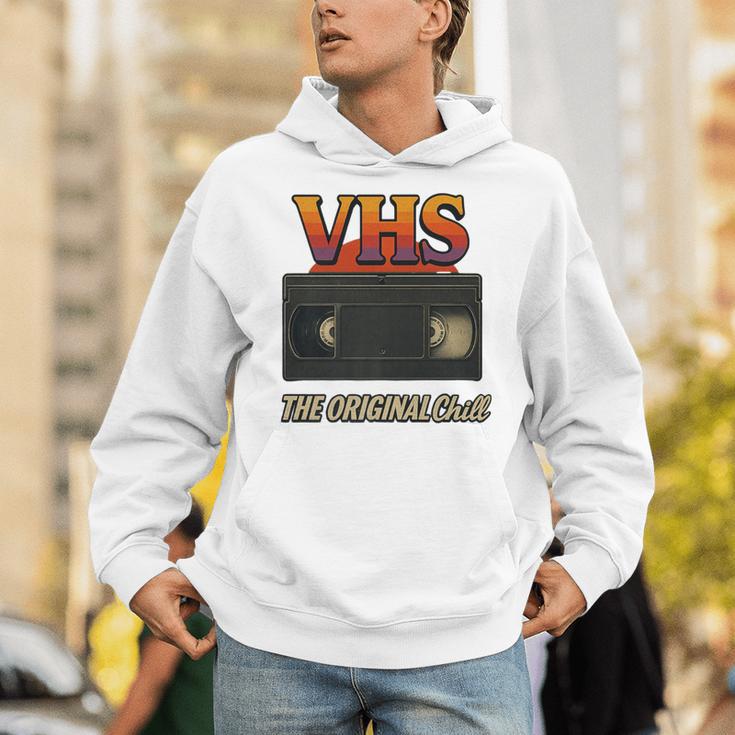 VHS Tape Nostalgia Old School Technology Humor Premium Unisex Hoodie