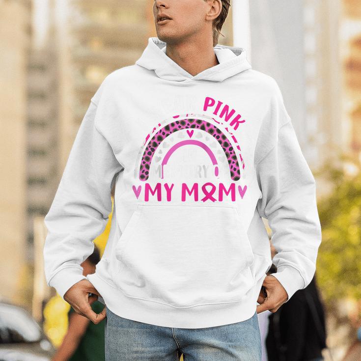 I Wear Pink In Memory Of My Mom Breast Cancer Awareness Raglan Baseball Tee Unisex Hoodie