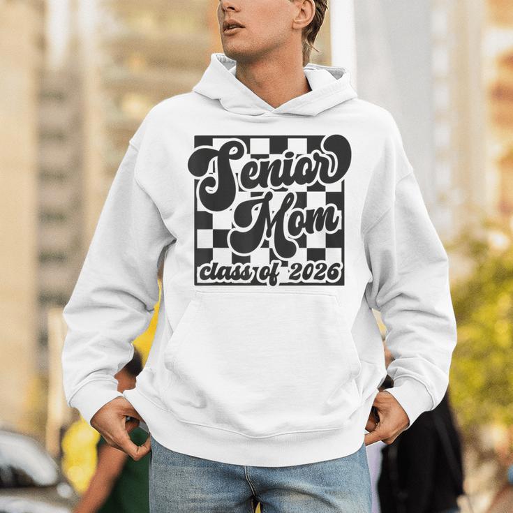 Women Senior Mom Class Of 2026 Retro Graduation Senior Mama Unisex Hoodie