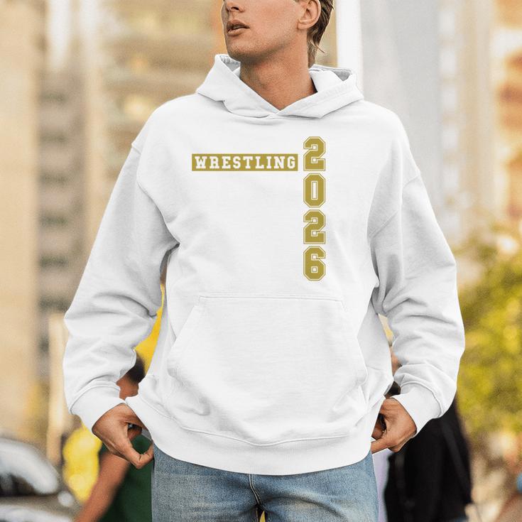 Wrestling Senior Night Wrestling Senior 2026 Graduation 43 Unisex Hoodie