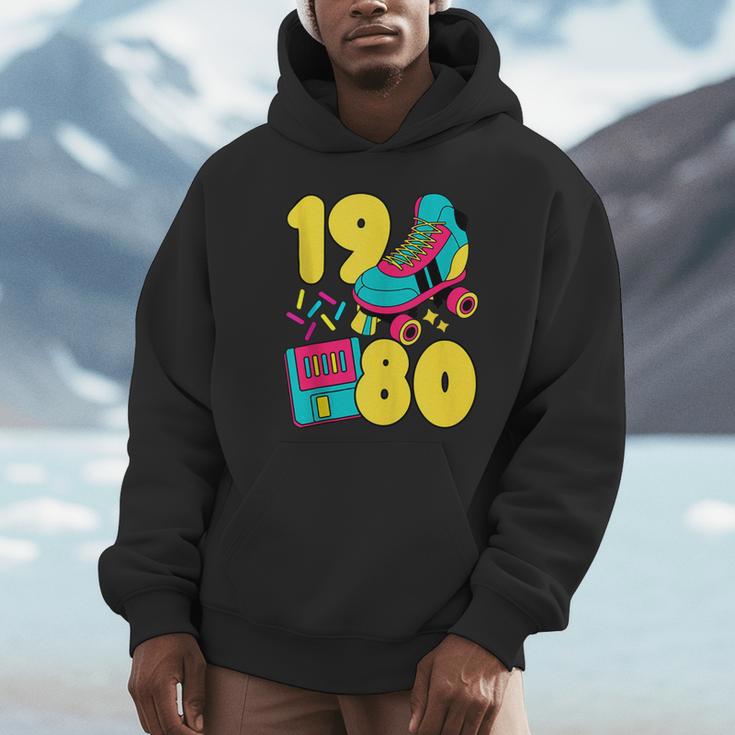 1980 Retro Raised In The 80s Old School Nostalgia Vibes Unisex Hoodie