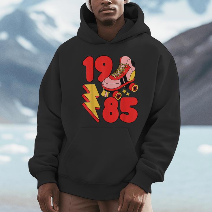 1985 Retro Roller Skate Vintage 80s Nostalgia Collector Unisex Hoodie 1985 Retro Roller Skate Vintage 80s Nostalgia Collector Unisex Hoodie