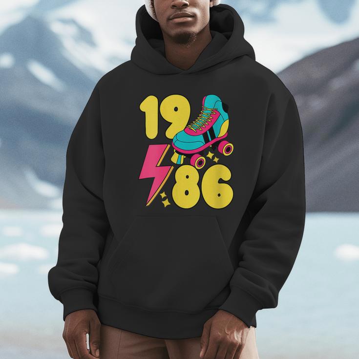 1986 Retro Raised In The 80s Old School Nostalgia Vibes Unisex Hoodie