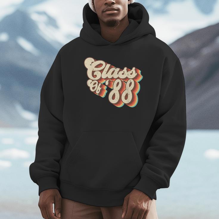 1988 Class Reunion Retro Class Of 88 High School Graduation Unisex Hoodie
