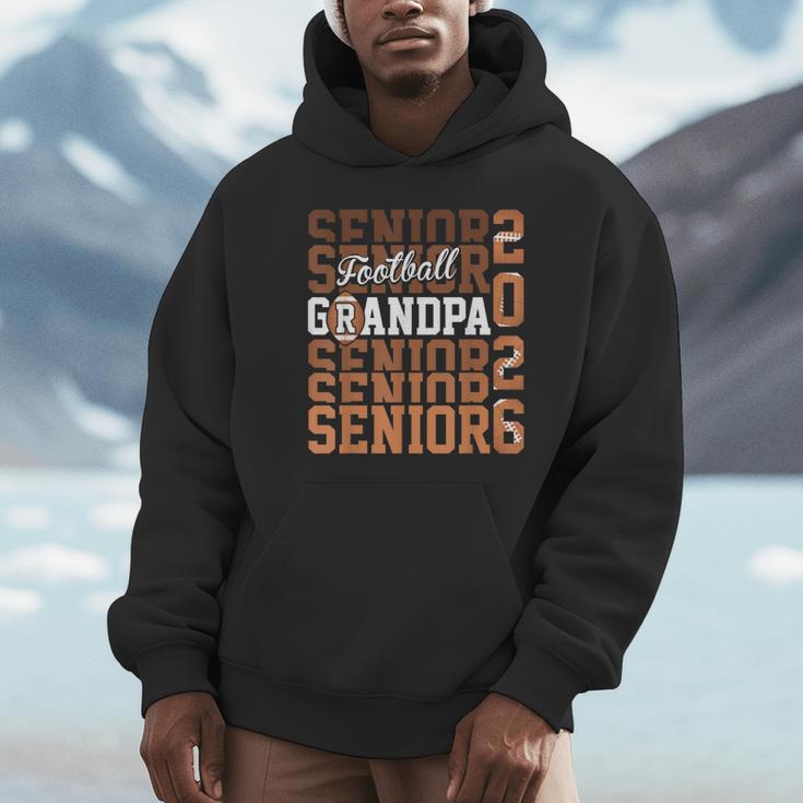 2026 Football Senior Grandpa Graduation Matching Family Unisex Hoodie